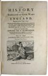 CLARENDON, EDWARD HYDE, first Earl of. The History of the Rebellion and Civil Wars in England, begun in the Year 1641. 3 vols. 1702-04